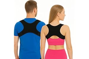 Back Straightener, Posture Trainer for Posture Correction - with Adjustable Back Strap and Relief from Neck, Shoulder and Upp