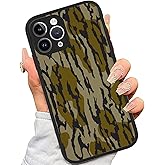 XUNQIAN Compatible for iPhone 13 Case, Aesthetic Camo Vintage Camouflage Phone Case Art Thin Soft Black TPU + Mirror Protective Case (for iPhone 13)