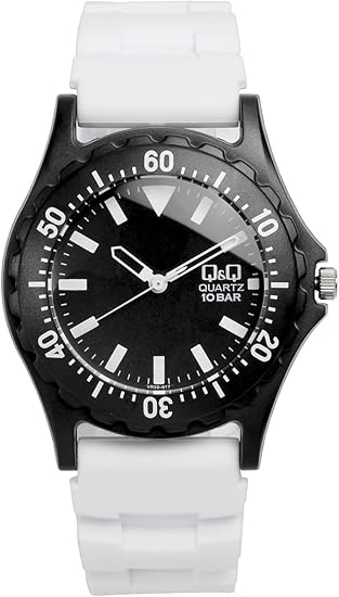 Amazon シチズン キューアンドキュー Citizen Q Q 腕時計 カラフルウォッチ ラバー 10気圧防水 ダイバーズデザイン メンズ レディース キッズ メンズ腕時計 腕時計 通販