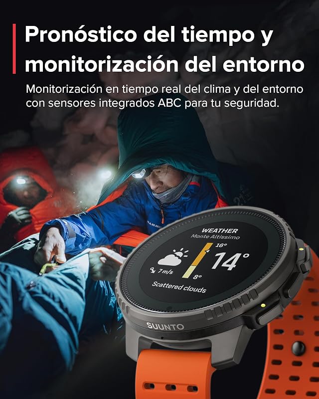Relógio Desportivo Vertical - Relógio inteligente GPS, GPS de dupla frequência, mapas offline gratuitos, autonomia até 50 dias, capa resistente a militares, resistente à água até 100m