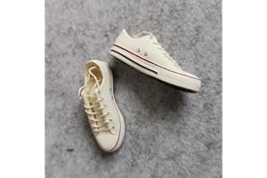 SSBEAUTY M 1:6 Scale Figure Shoes Sneakers Shoe for 1/6 12 inch Male Action Figure Toy (White)