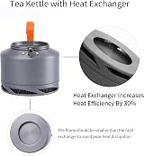Fire-Maple XT2 Tea Kettle 1.3L Hard Anodized Aluminum Stainless Steel Handle view 2