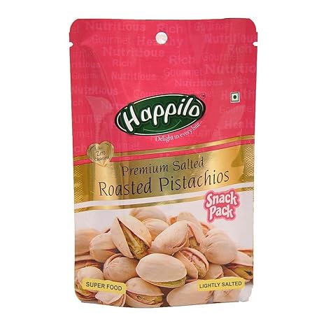 HappiloPremium Roasted and Salted Pistachios, 35g