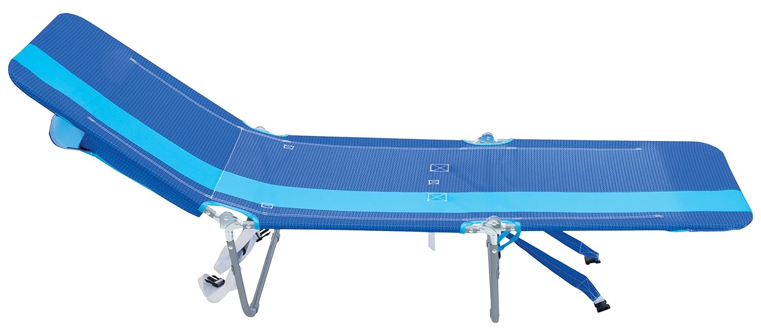 rio beach portable folding backpack beach lounge chair with backpack straps and storage pouch