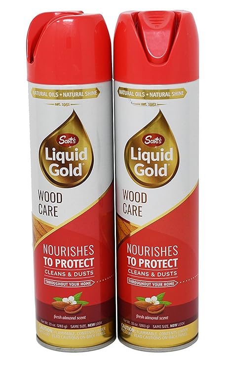Scott S Liquid Gold Aerosol Wood Cleaner Preservative 2 Pack