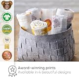 Bloomsbury Mill Organic Cotton Muslin Squares 70x70cm Pack of 6 Safari view 3