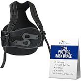 Brace Direct Medical TLSO Back Brace - Orthopedic Posture Corrector | Adjustable thoracic back brace eases scoliosis, medical lumbar spinal support fits men &amp; women waist 23-66 inches (Universal)