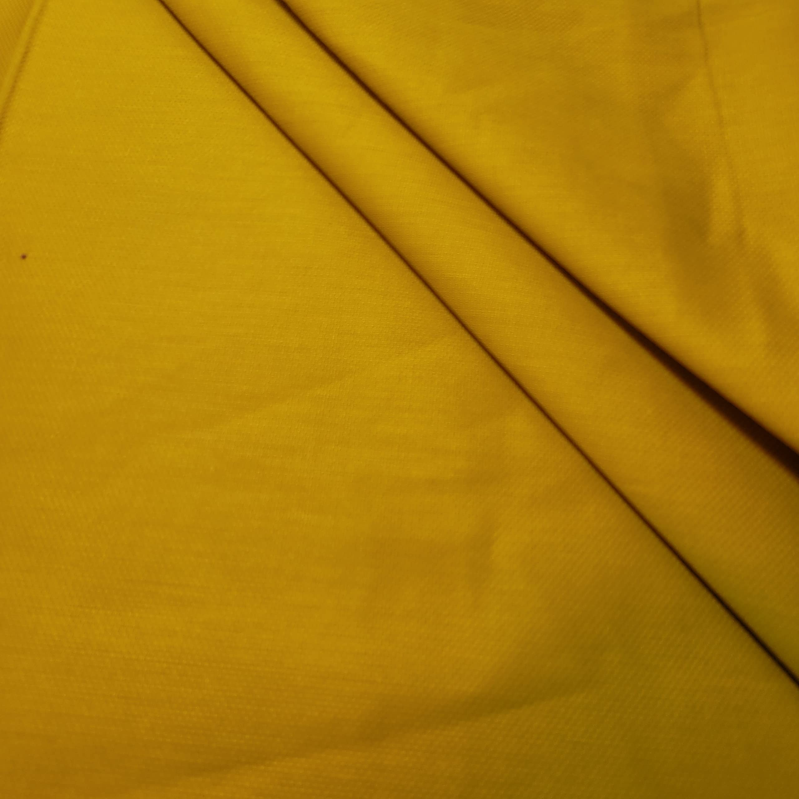 Chiffon Sheer Fabric Plain Soft Polyester Wedding Arch Dress Craft Material 44" (10 Meter, Flo Yellow)