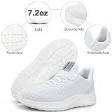 Feethit Womens Trainers Breathable Running Lightweight White 5.5 view 5
