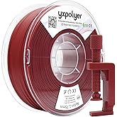 YXPOLYER Nylon Filament Red PA6 1kg 3D Printer Filament with Heat-Resistant AMS-Compatible Spool, 3D Printing Filament High-Speed Easy PA 1.75mm