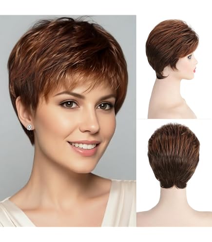Ultra-Petite Synthetic Wig, Pixie Boy Cut, Heat Resistant, Lightweight Amazon.com : Raquel Welch Winner Pixie Boy Cut Short Wig by  main image 3
