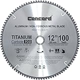 Concord Blades ACB1200T100HP 12-Inch 100 Teeth TCT Non-Ferrous Metal Saw Blade