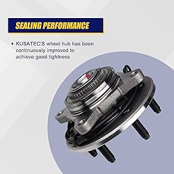 KUSATEC 515043 2PCS Front Wheel Bearing and Hub