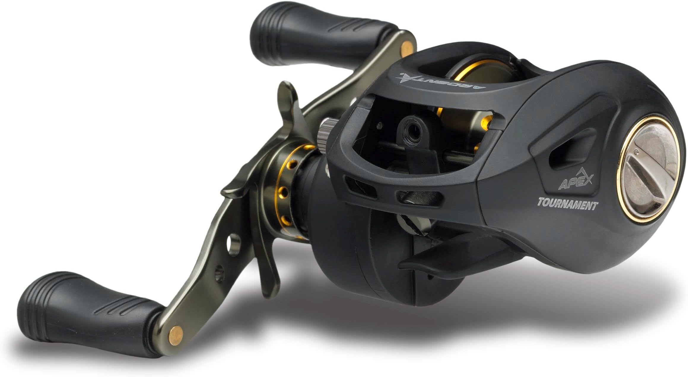 Ardent Apex Tournament Bait Casting Reel, 6.5:1 Left Hand, Black