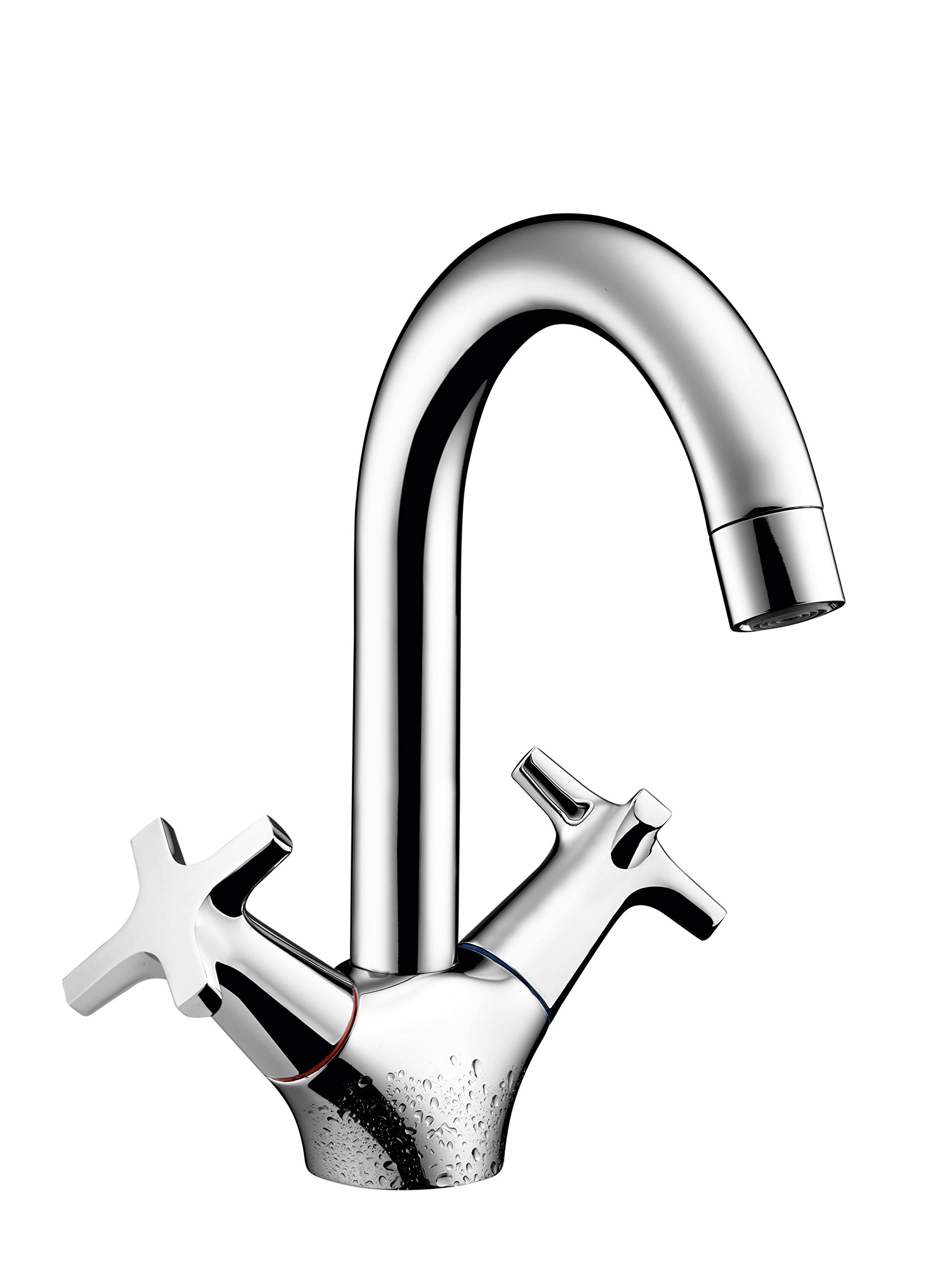 Hansgrohe MySport 71122000 Washbasin Mixer Tap with Drainage Pull Chrome