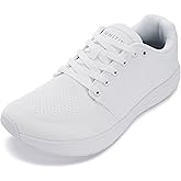 WHITIN Men's Wide Toe Box Walking Shoes + Zero Drop with Non-Slip Rubber Outsole