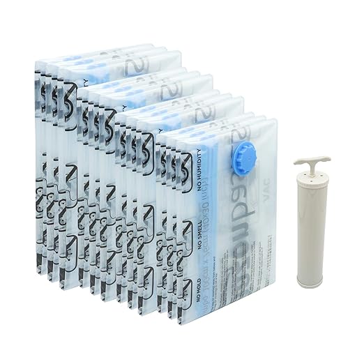 Bolsas vacio ropa sin aspirador | Bolsas de plástico, de papel, de tela