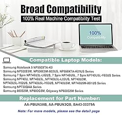 BOWEIRUI AA-PBUN3AB AA-PBUN3QB Compatible Laptop