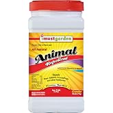 I Must Garden Deer/Rabbit/Groundhog Repellent: All-Weather, Natural - 5lb | Long-lasting Granular - Repels Most Herbivores - Safe for Plants, Pets &amp; Pollinators - Slotted Lid for Easy Applications