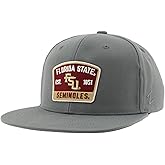 ZHATS Standard NCAA Officially Licensed Hat Flat Snapback Z11 Switchback Gray, Grey, One Size