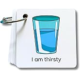 Plastic Communication Cards for Non Verbal Children and Adults with Autism, Speech Delay Visual aid