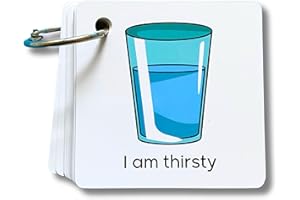 HIDAYA PRINTS Special Needs Communication Cards for Non Verbal Children and Adults with Autism, Speech Delay Visual aid