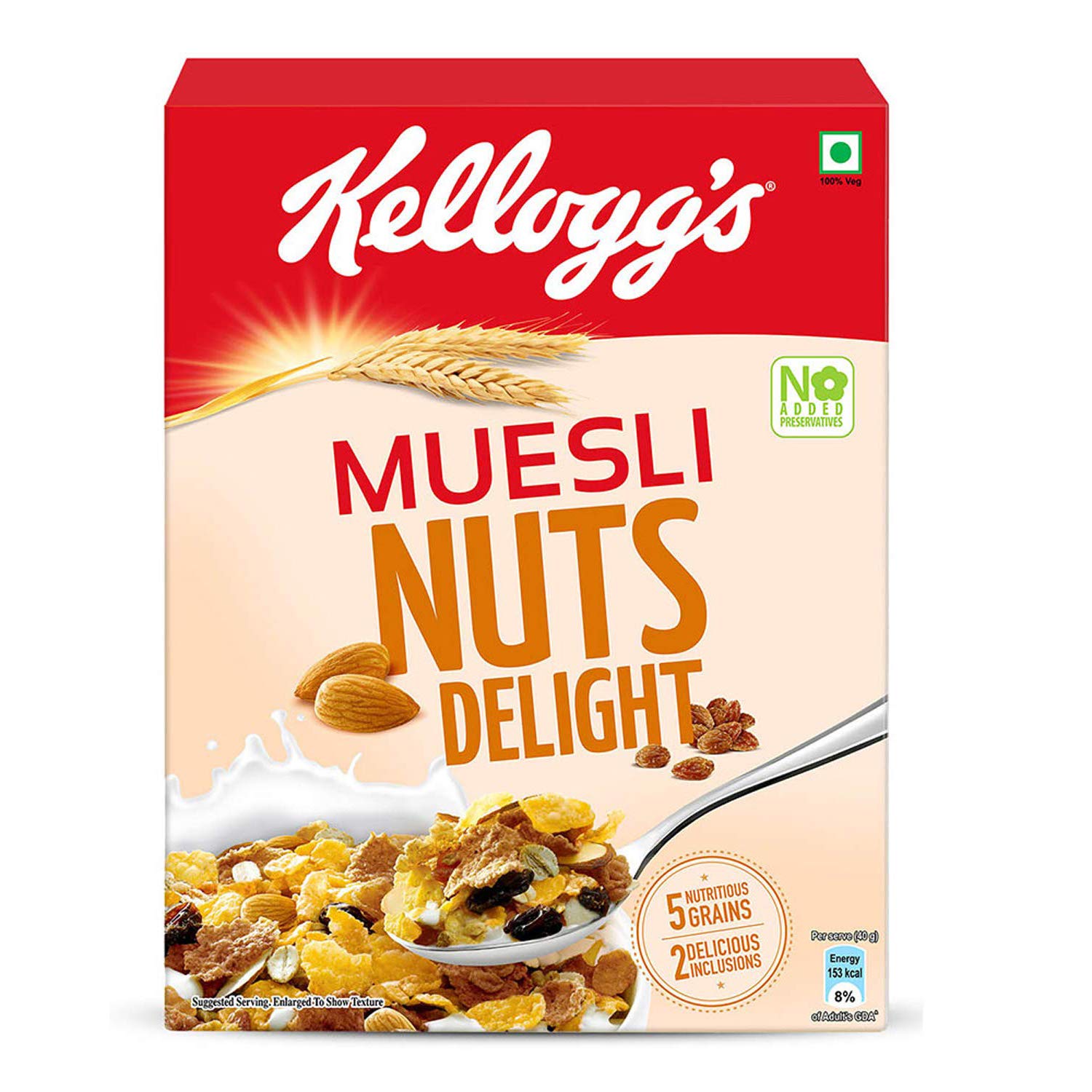 Kellogg's Muesli Nuts Delight, 500g Amazon.in Amazon Pantry
