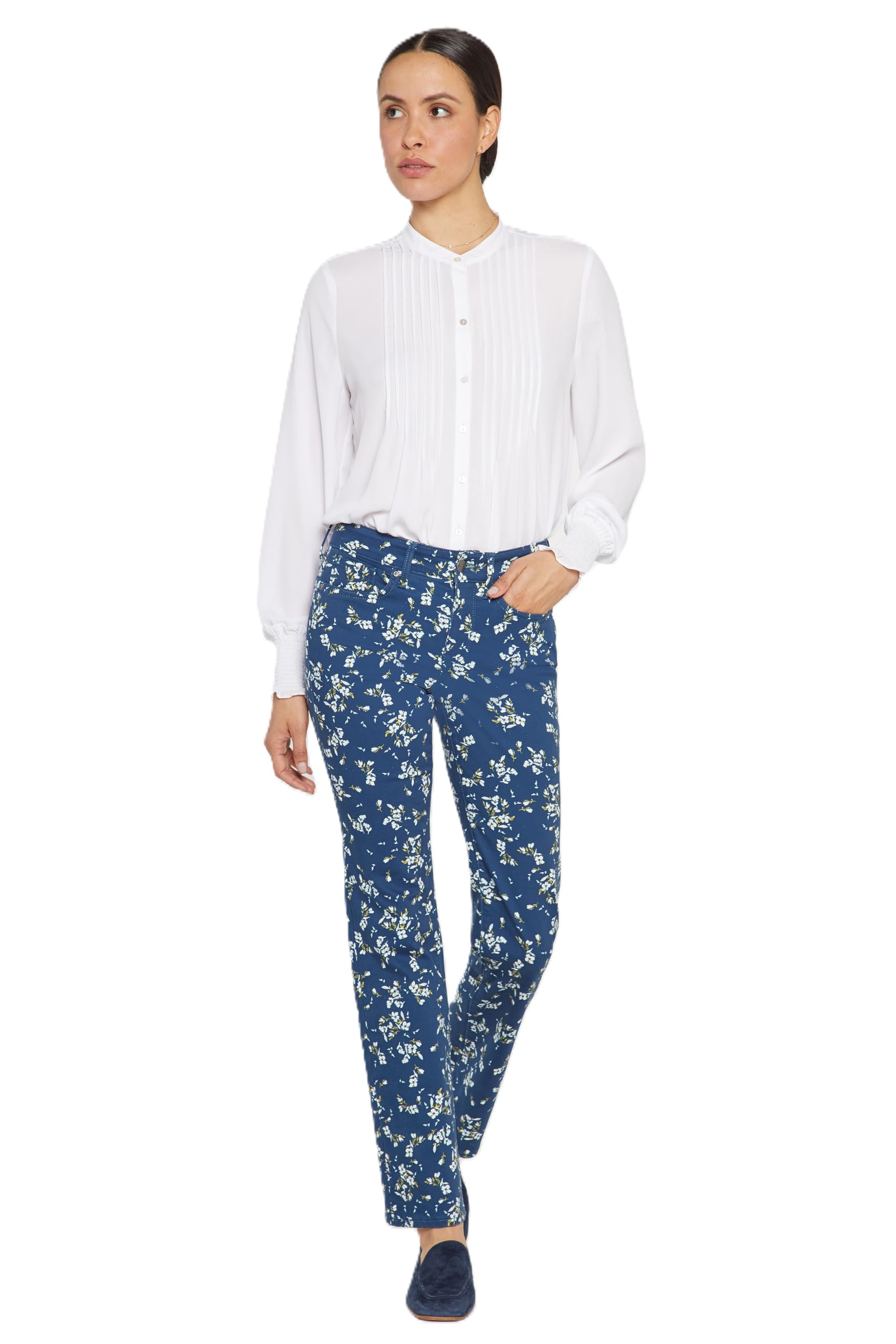 NYDJ Women’s Marilyn Straight Denim Jeans, Shannon Gardens