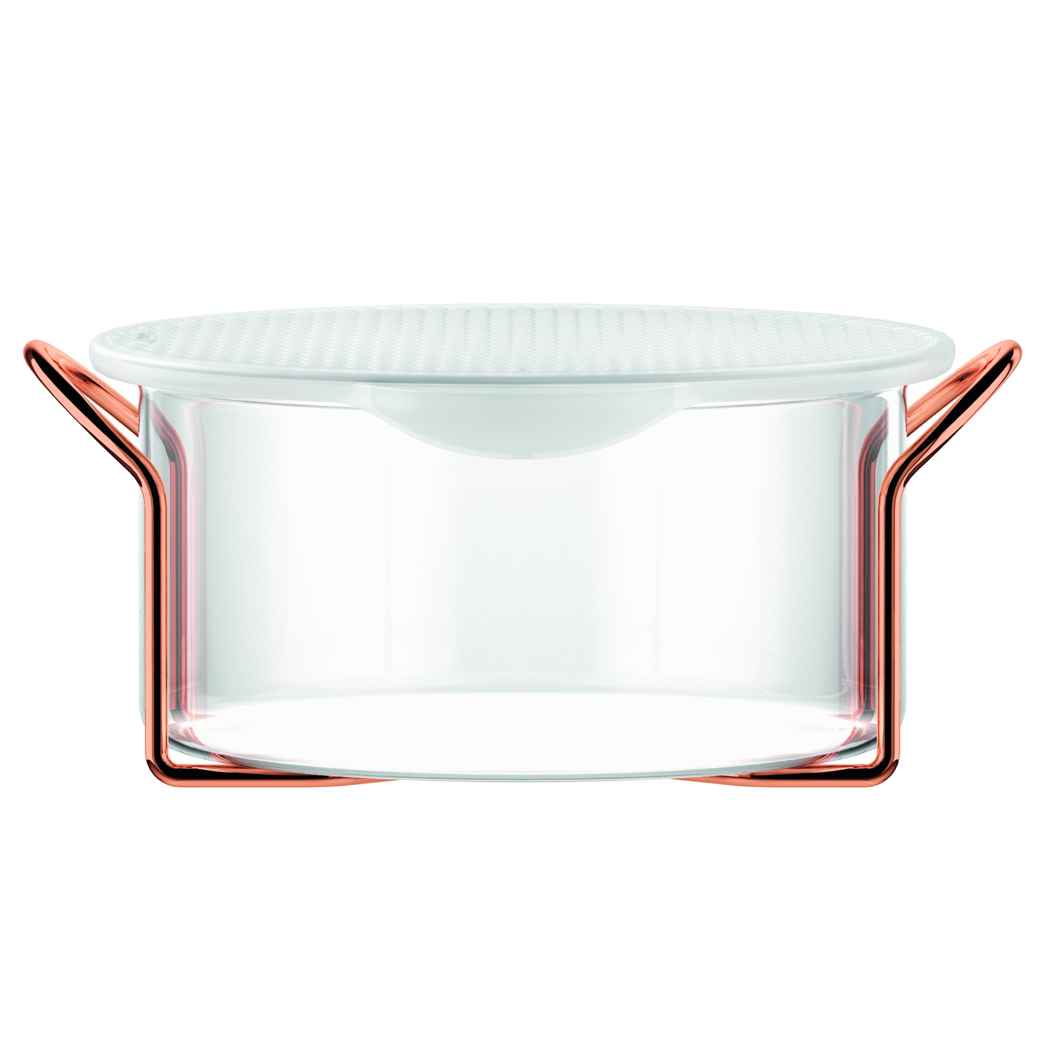 BODUM - Hot Pot Set – Baking Dish with Silicone Lid, Silicone, transparent, 2.0l, K11712-18