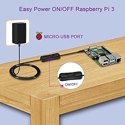 [5V 3A UL Listed] iUniker Power Supply for