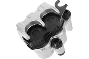 NIYANGLE Front Brake Caliper Replacement with Stable Braking Performance Steel Silver Motorcycle