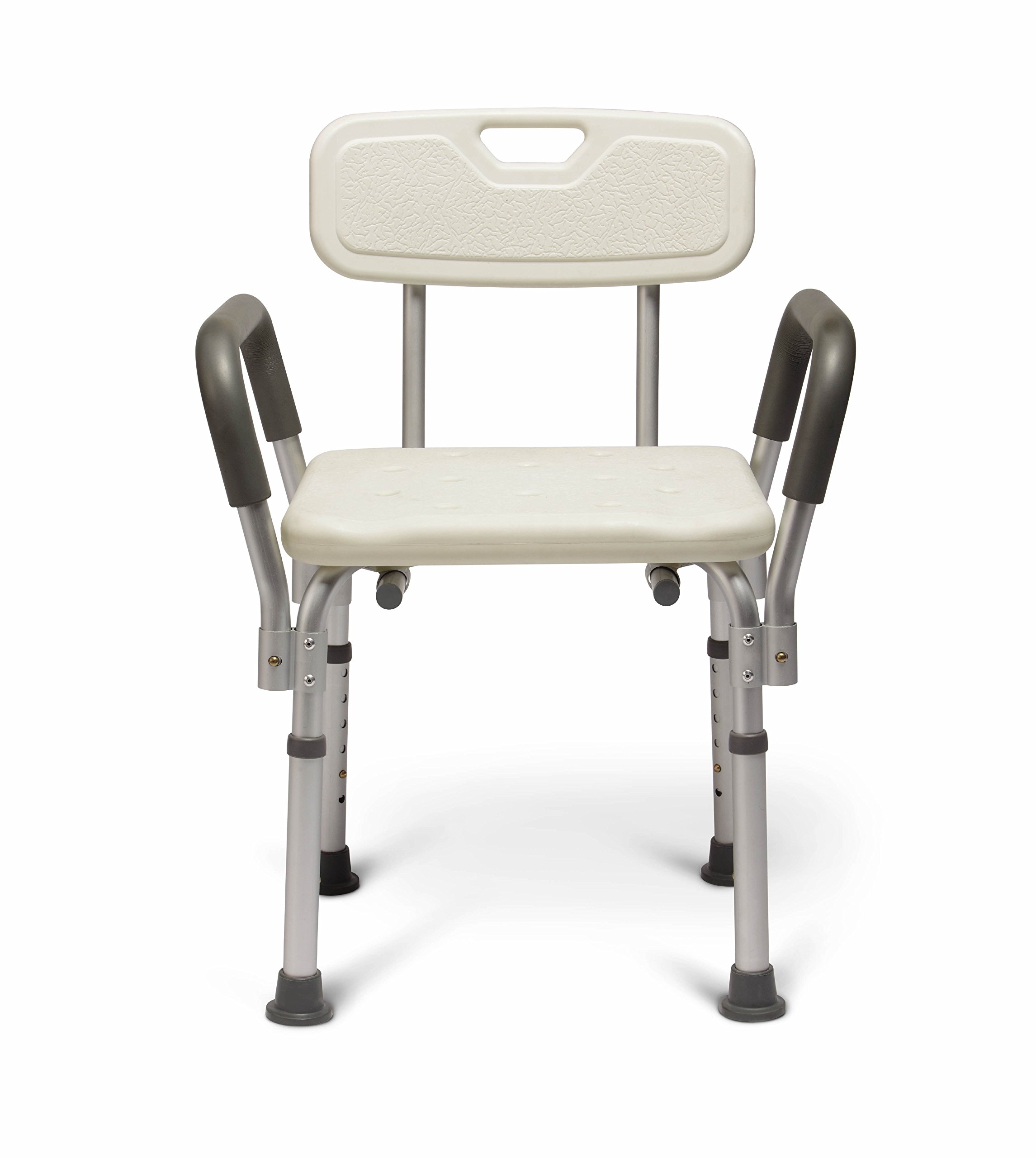 Medline Shower Chair Bath Seat with Padded Armrests and Back, Great for