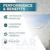 Polar TapeSeal Clear 4in x 5ft Rubberised Waterproof Repair Tape view 3
