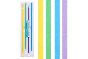 Qianyu 60 Pcs Dental Polishing Strips Teeth Sanding Grinding Tool Dental Polisher for Sanding Universal Teeth Abrasive Strips 4mm x 150mm Finishing Tooth File for Oral Care Cleaning Gloss