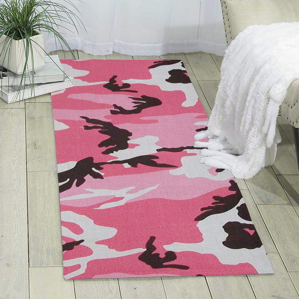 Amazon Com Kjaoi Carpet 70 X 24 X 6mm Pink Camouflage