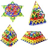XUELIEE 103 pcs Educational Magnetic Sticks Building Blocks Toys, Magnetic Tiles Construction Blocks 3D Educational Toy Set for Kids