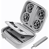 Krypthos Carrying Case for DJI Neo, Portable Shoulder Bag Travel Neo Case with Elastic Strap to Fix DJI Neo Drone, Suit for Travel and Home Storage Drone and Its Accessories Grey-Not for Neo 2