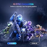 NexiGo 16 inch Portable Gaming Monitor 2.5K 144Hz 500Nits FreeSync G-SYNC HDMI view 4