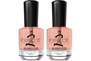 Duri Rejuvacote 2 Nail Growth System Sensitive Formula - Nail Hardener and Strengthener for Brittle, Breaking, Splitting Nail Repair - 0.45 Fl Oz (Pack of 2)