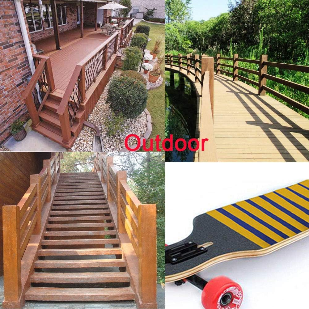 QitinDasen 10 M X 5 cm Black Anti-Slip Tape, Self-Adhesive Non-Slip Safety Tape, for Indoor & Outdoor (1 Roll) - Image 5