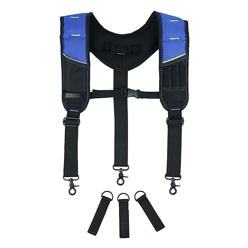 KUNN Point Padded Tool Belt Suspenders for Men,Heavy Duty