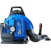 63CC Gas Backpack Leaf Blower, 2-Stroke Engine, 665 CFM, 205 MPH for Lawn Care, Yard Debris &amp; Snow Removal