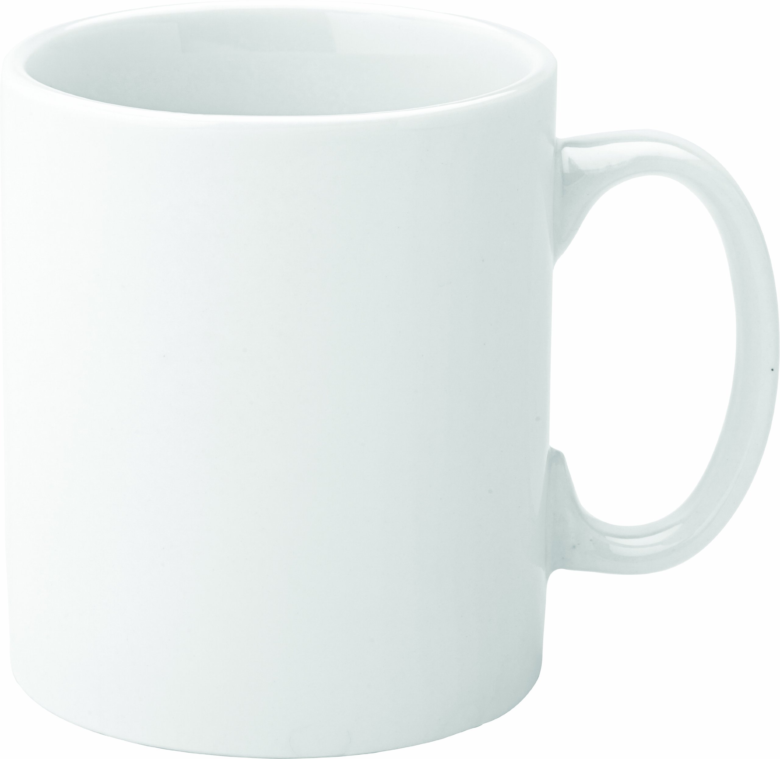 Utopia E90037 Pure Economy Straight-Sided Mug, 12 oz., 34 cL, White (Pack of 12)