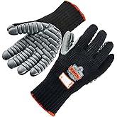 Ergodyne ProFlex 9000 Certified Lightweight Anti-Vibration Work Glove, Large, Black