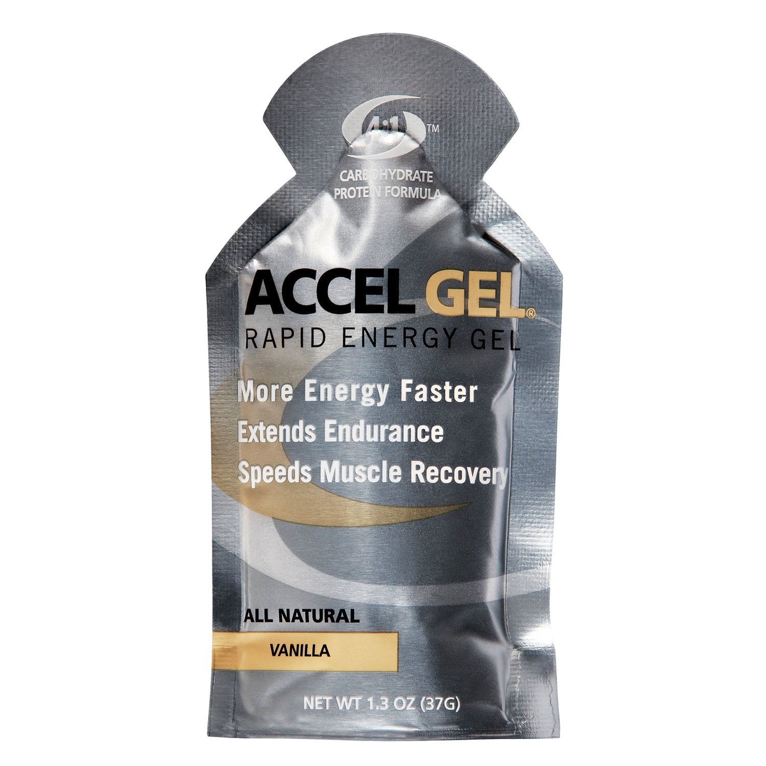 PacificHealth Accel Gel, All Natural ProteinPowered Rapid Energy Gel