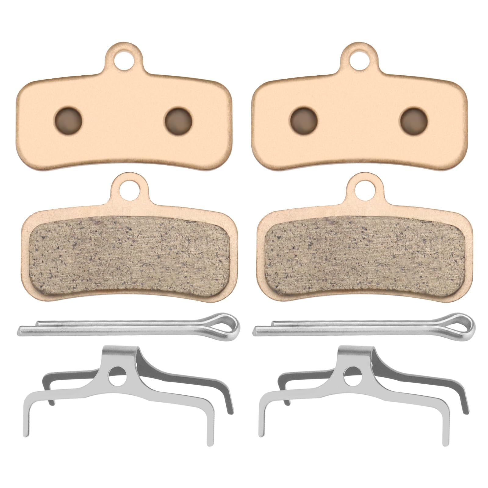 LT Easiyl 2 Pairs Bike Sintered Brake Pads Bicycle Brake Pad Disc Brake Pad Compatible with Shimano Saint BR-M810 M820 Zee BR-M640 Bicycle Reaplacement Parts