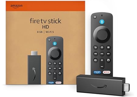 Amazon Fire TV Stick HD (newest model), free and live TV, Alexa Voice Remot...