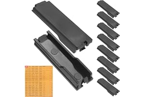 EAORBD Breaker Filler Plate for Eaton Cutler Hammer Circuit Breaker Panel Cover, CHFPP Breaker Panel Blanks for 0.7 Inch Circuit Breaker Filler Square D, (with Electrical Panel Label Stickers) 10-Pack