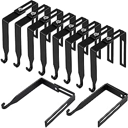 Amylove 8 Pcs Adjustable Cubicle Hanger Universal