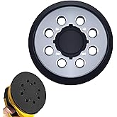 1 Pack Sander Replacement Pad for Dewalt, 5-Inch 8 Holes Hook and Loop Aluminum Alloy Orbital Sander Replacement Pad for DWE6421/6421K, DWE6423/6423K, DCW210B, DWE64233, N329079